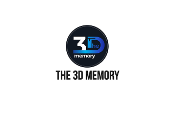 The 3D Memory company logo. Features '3theD memory' in a black circle above 'THE 3D MEMORY' text.